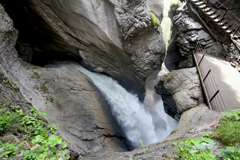 Europe’s largest subterranean water falls – The Trummelbach Falls