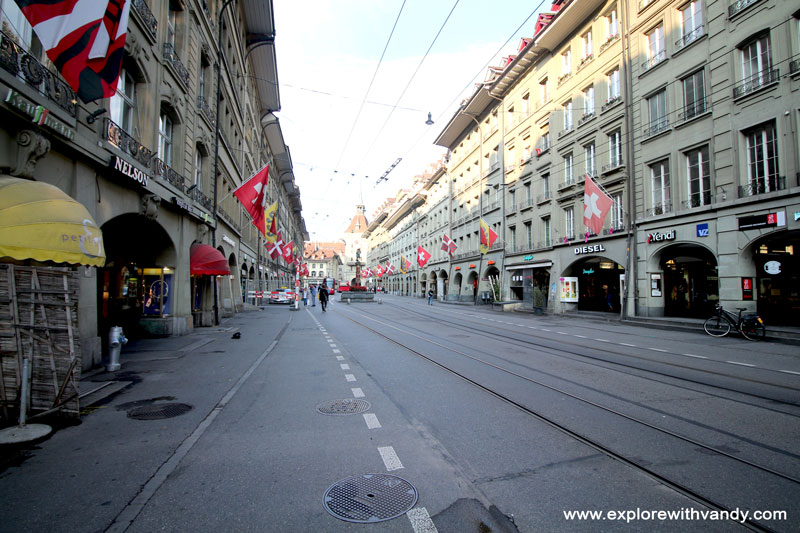 Bern shopping street